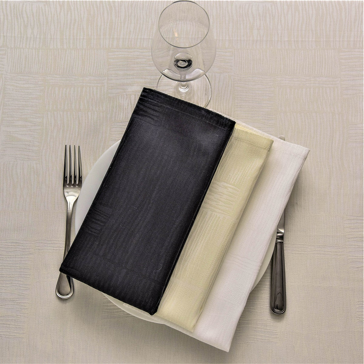 Organic Napkin 100% ELS Cotton Hemmed
