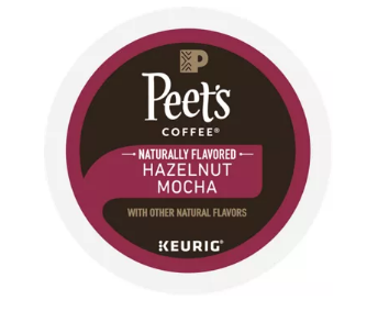 Peet's Coffee® Hazelnut Mocha Light Roast Kosher Flavored Caffeinated K-Cups