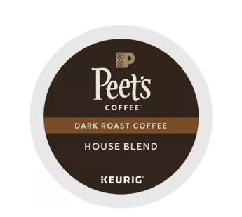 Peet's Coffee® House Blend Dark Roast Kosher Caffeinated K-Cups