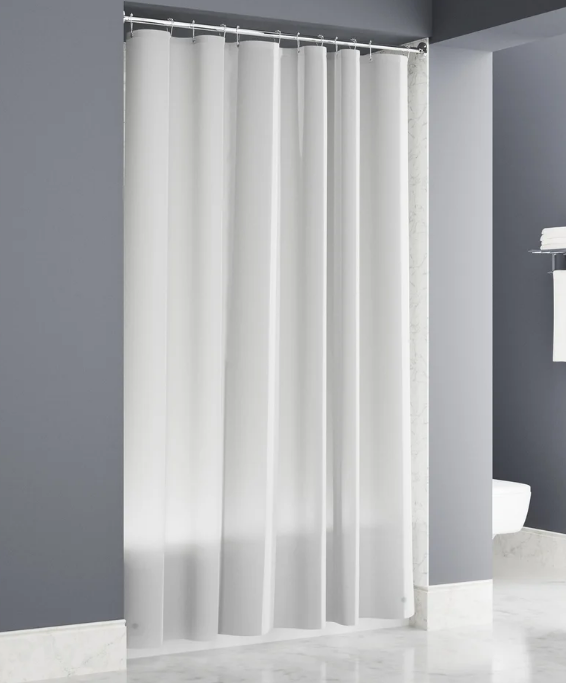 Peva 6g Regular Frosty Curtain 72x72 Cpc Grommets
