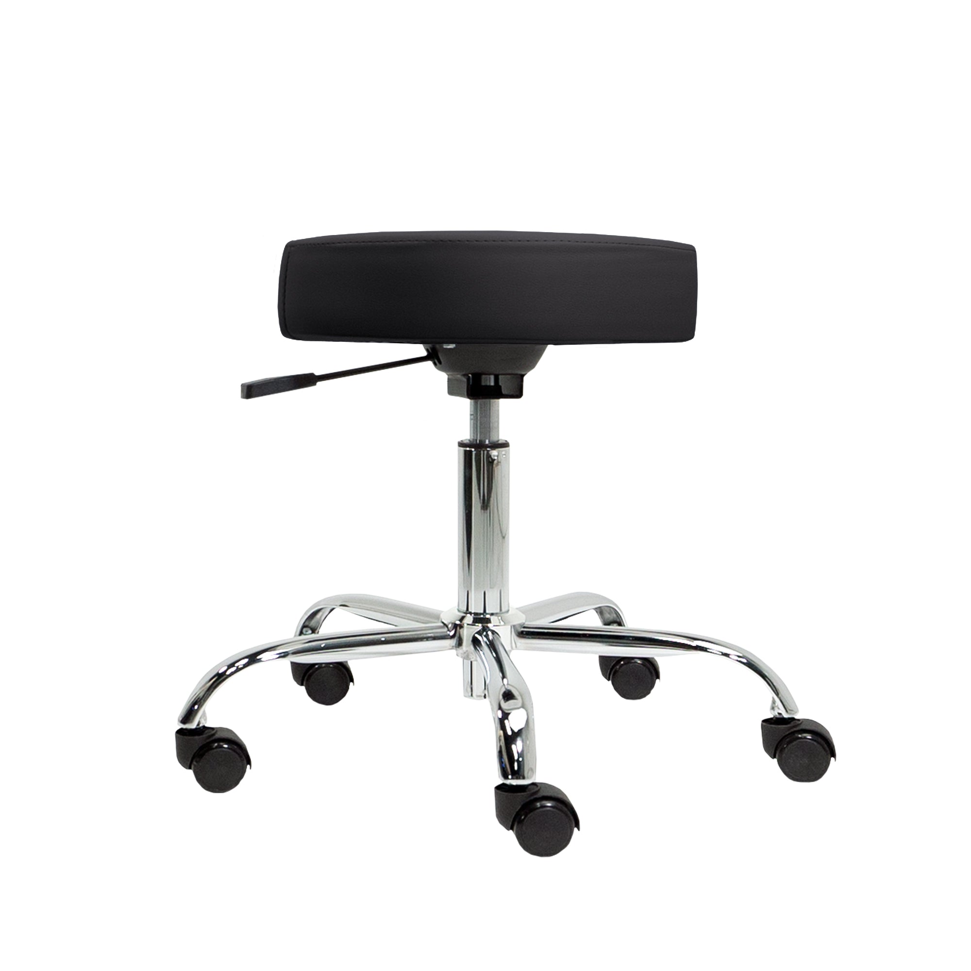Pneumatic Rolling Stool (No Back) (19-26” / Standard height)