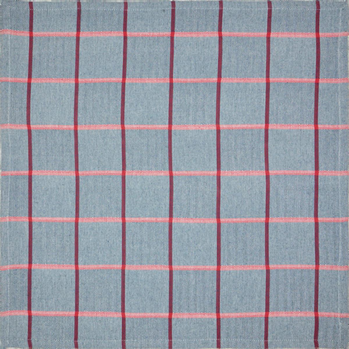 Quadramuri Napkin 22"x23" 100% Cotton, Vat-Dyed, Mitered Corners, Color Checked