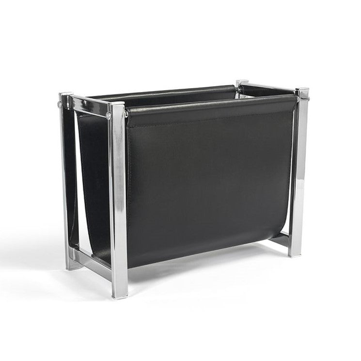 London Magazine Holder 13 x 10 x 5.75 - Black