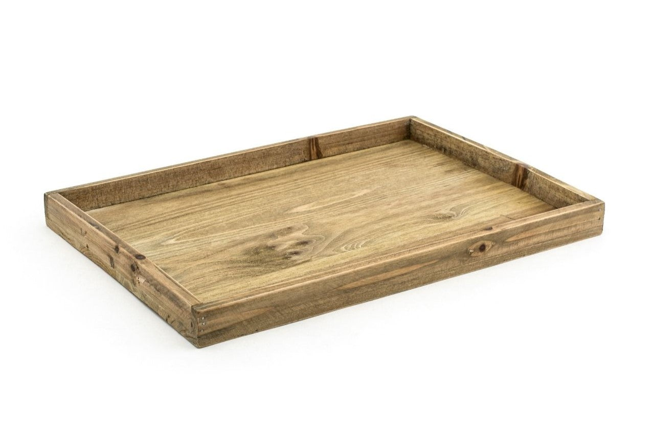 Wood Amenity Tray in Natural 19”x13”x1.5”