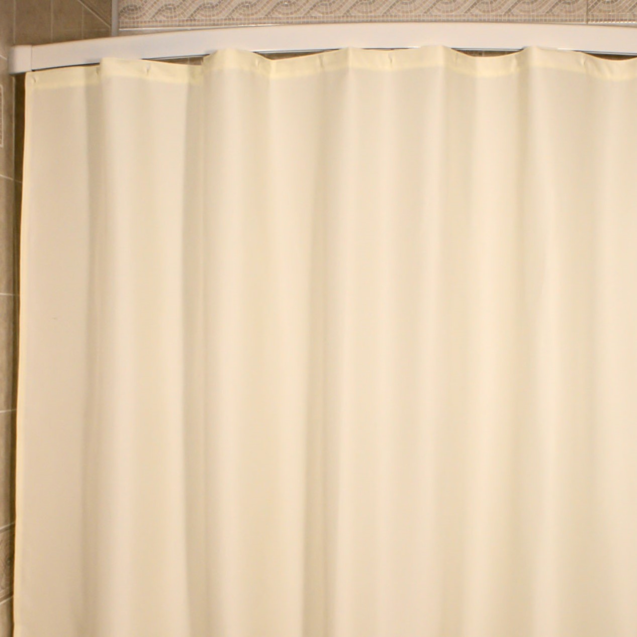 Nylon 72"x72" Standard Shower Curtain, Beige