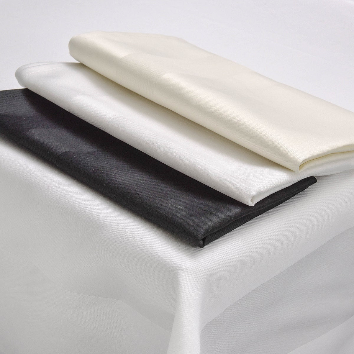 Satin Band Napkin 100% ELS Cotton Hemmed