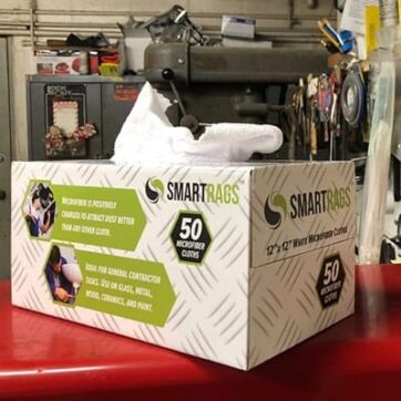 SmartRags Microfiber Cloth Box, 50 Pack