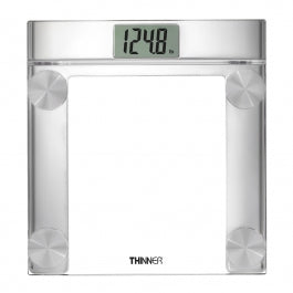 Digital Bathroom Scale – Chrome and Glass