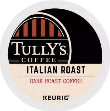 Tully's® Coffee Italian Roast Dark Roast Kosher Caffeinated K-Cups