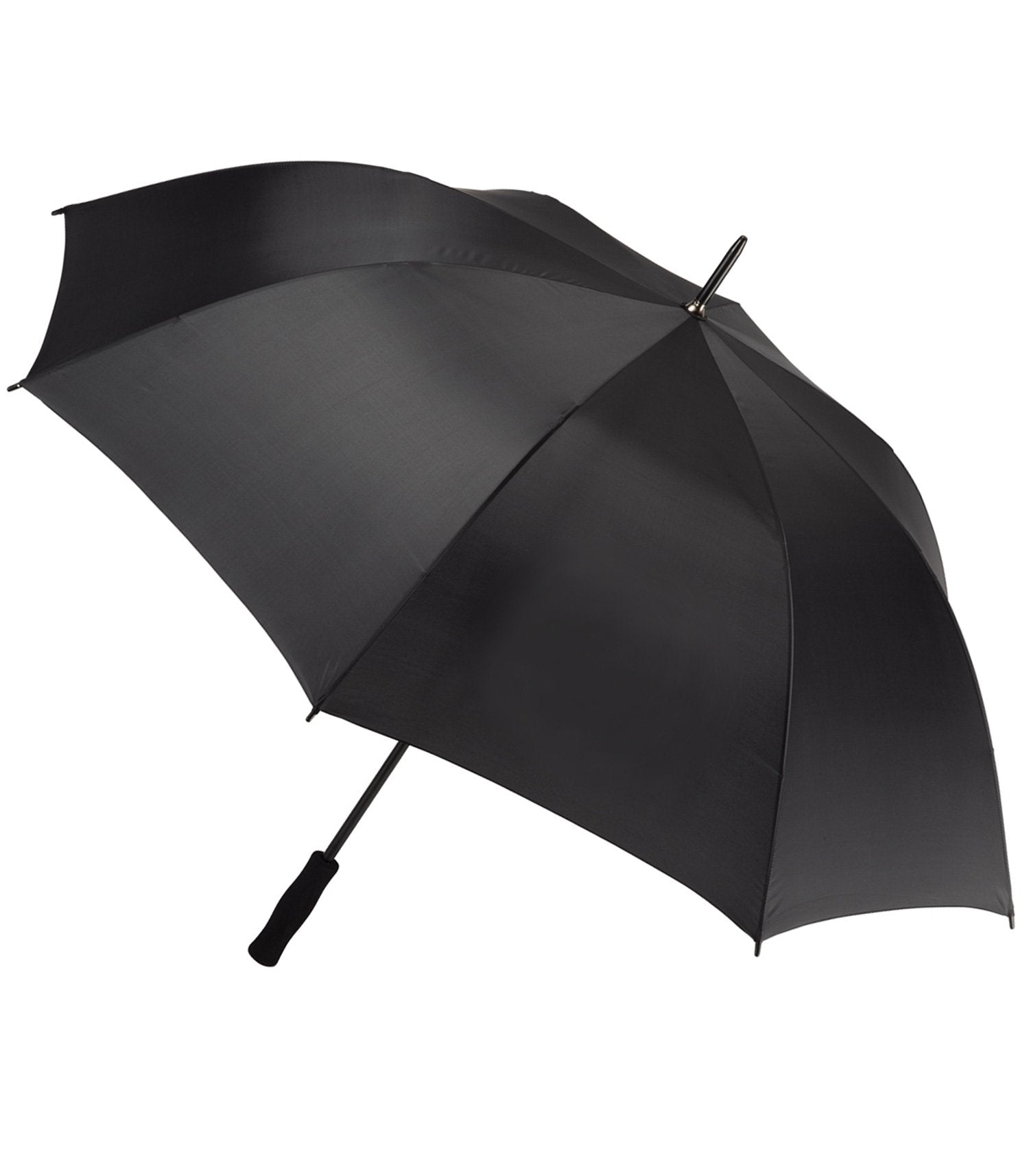 Value Golf Umbrella 58" Arc polyester fabric canopy with a matching sleeve, foam handle