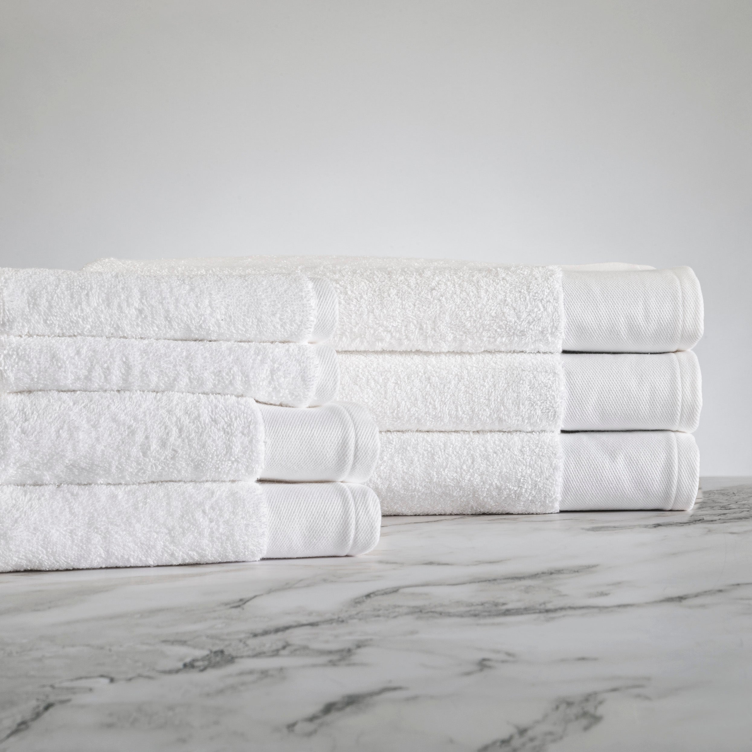 Bath Towels, White
