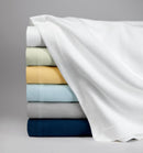 Allegra Blanket 100% cotton, textural weave design, 2-inch turn hem, made in Portugal
