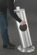 Antibacterial Wipe Dispenser and Waste Reciptacles with Liner 13.5" x 29" 19 lbs,
