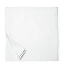 Allegra Blanket 100% cotton, textural weave design, 2-inch turn hem, made in Portugal