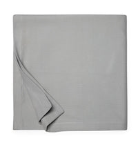 Allegra Blanket 100% cotton, textural weave design, 2-inch turn hem, made in Portugal