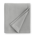 Corino Blanket 100% cotton, textural weave design, 1-inch turn hem, made in Portugal