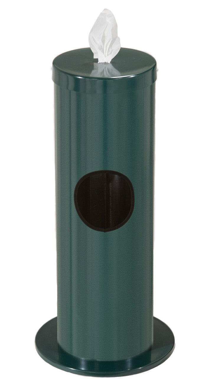 Antibacterial Wipe Dispenser and Waste Reciptacles with Liner 13.5" x 29" 19 lbs,