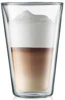 Canteen 6 pcs glass, double wall, large, 0.4 l, 13.5 oz,
Transparent