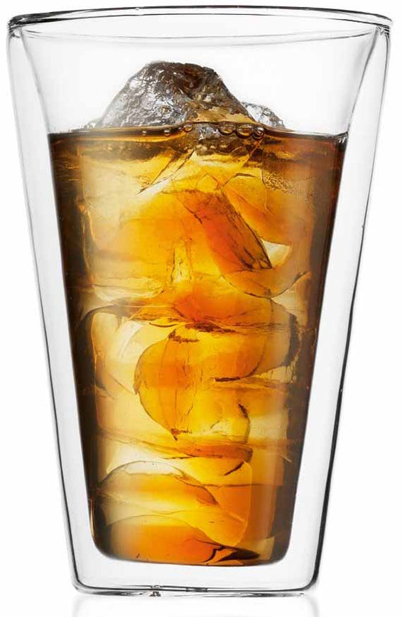 Canteen 6 pcs glass, double wall, large, 0.4 l, 13.5 oz,
Transparent