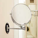 Conair®  Two-Sided Wall Mount Mirror, Chrome