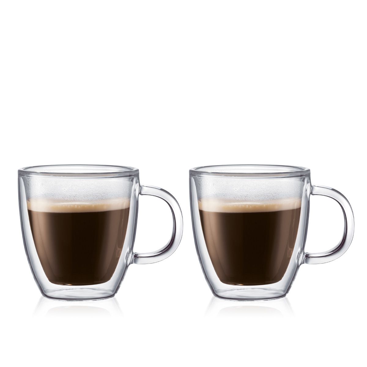 Bistro 2 pcs Espresso Cup Set, double wall, 0.15 l, 5 oz,
Transparent