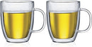 Bistro 2 pcs jumbo mug, double wall, 0.45 l, 15 oz,
Transparent