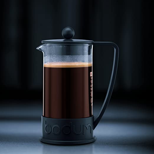Brazil French Press coffee maker, 3 cup, 0.35 l, 12 oz,
Black