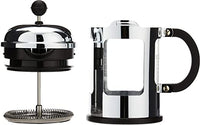 Chambord French Press coffee maker, 4 cup, 0.5 l, 17 oz,
stainless steel, Shiny