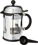 Chambord French Press coffee maker, 4 cup, 0.5 l, 17 oz,
stainless steel, Shiny