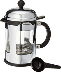 Chambord French Press coffee maker, 4 cup, 0.5 l, 17 oz,
stainless steel, Shiny