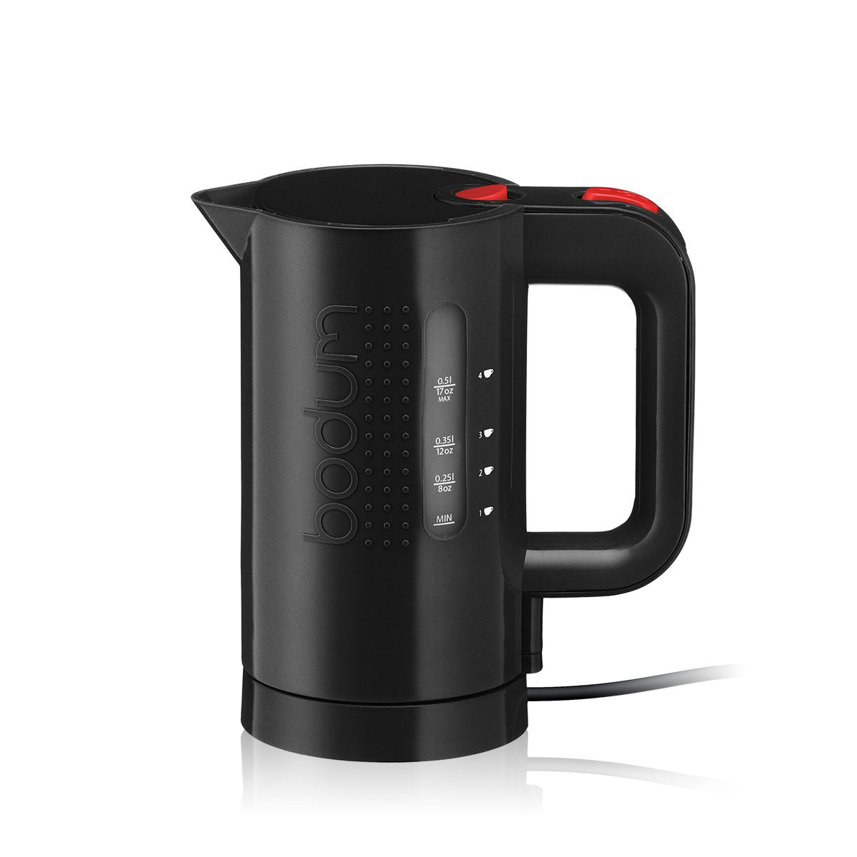 Bistro Electric water kettle, 0.5 l, 17 oz, Black