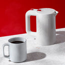 Bistro Electric water kettle, 0.5 l, 17 oz, Off White