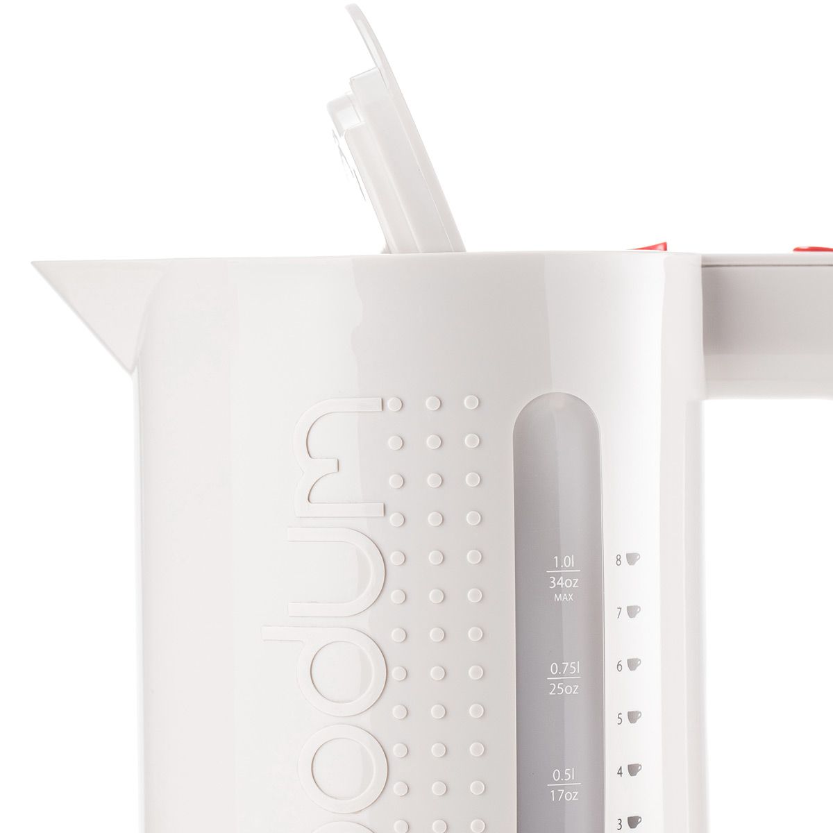Bistro Electric water kettle, 1.0 l, 34 oz, Off White