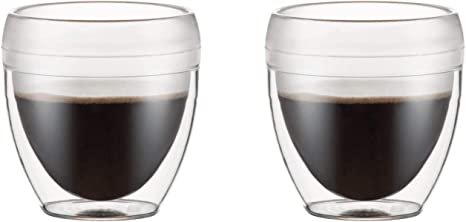 Pavina Outdoor 6 pcs double wall tumbler, 0.25l, 8oz, Transparent