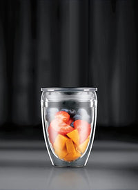 Pavina Outdoor 6 pcs double wall tumbler, 0.35l, 12oz, Transparent