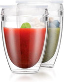 Pavina Outdoor 6 pcs double wall tumbler, 0.35l, 12oz, Transparent
