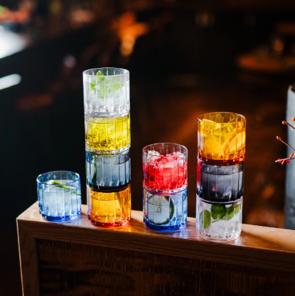Tryst Stackable 10.5oz Sapphire Old Fashioned