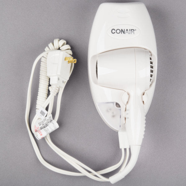 Conair®  1600 Watt Wall Mount Dryer, White