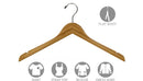 17" Bamboo Top Hanger W/ Notches