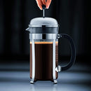 Java French press coffee maker, 8 cup, 1.0 l, 34 oz,
Black