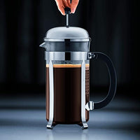 Java French press coffee maker, 8 cup, 1.0 l, 34 oz,
Black