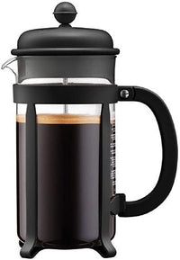 Java French press coffee maker, 8 cup, 1.0 l, 34 oz,
Black