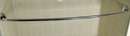 60" Satin Stainless Steel Curved Shower Rod With Flanges Included. Usa Made