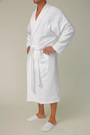 Chamois Cats Eye Microfiber Shawl Bathrobe