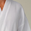 Lightweight Square Waffle Kimono Bathrobe