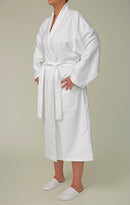 Chamois Diamond Microfiber Shawl Bathrobe