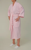 Basic Velour Terry Kimono Bathrobe
