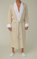Microfiber Shawl Bathrobe, Plush Lined