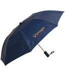 Budget Umbrella 42" arc, polyester fabric with a matching sleeve and features an automatic opening, matching plastic handle and folds down to 15″ in length