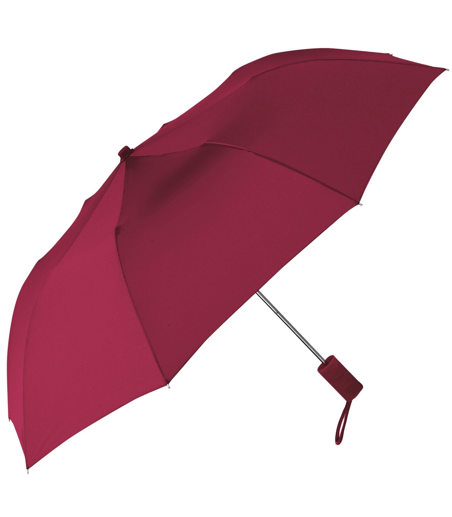The Revolution Umbrella 42" arc, nylon on a wind reflex frame features an automatic opening and machine tips